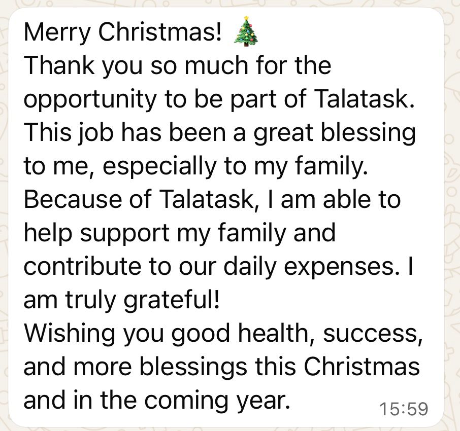 Team member testimonial